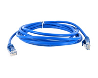 CAT5e1b: 1m Cat5e patch cable - blue