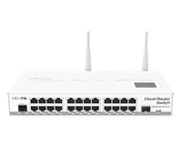 CRS125-24G-1S-2HnD-IN: 24 port GbE smart switch with 1SFP + WiFi