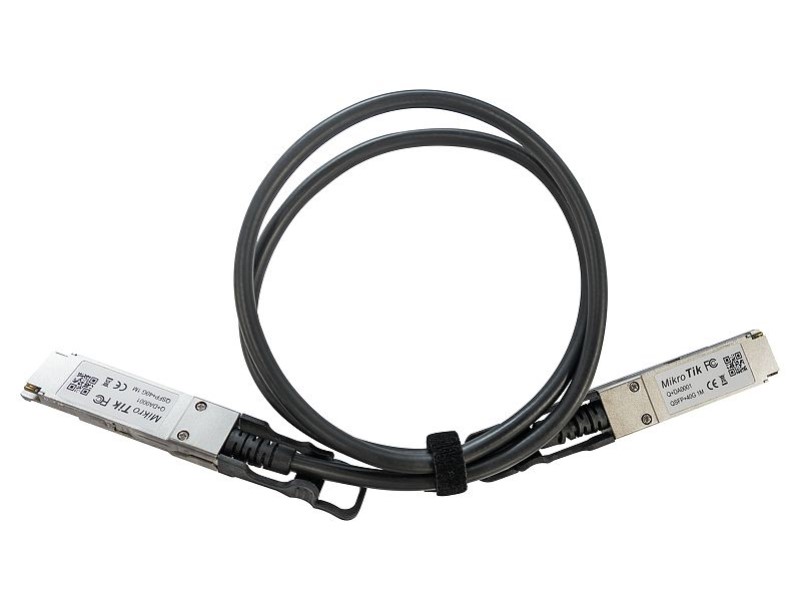 Q+DA0001: 40 Gbps direct attach QSFP+ cable