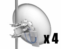 MTAD-5G-30D3-4PA: 30 dBi dish antenna with PA mount - 4 PACK