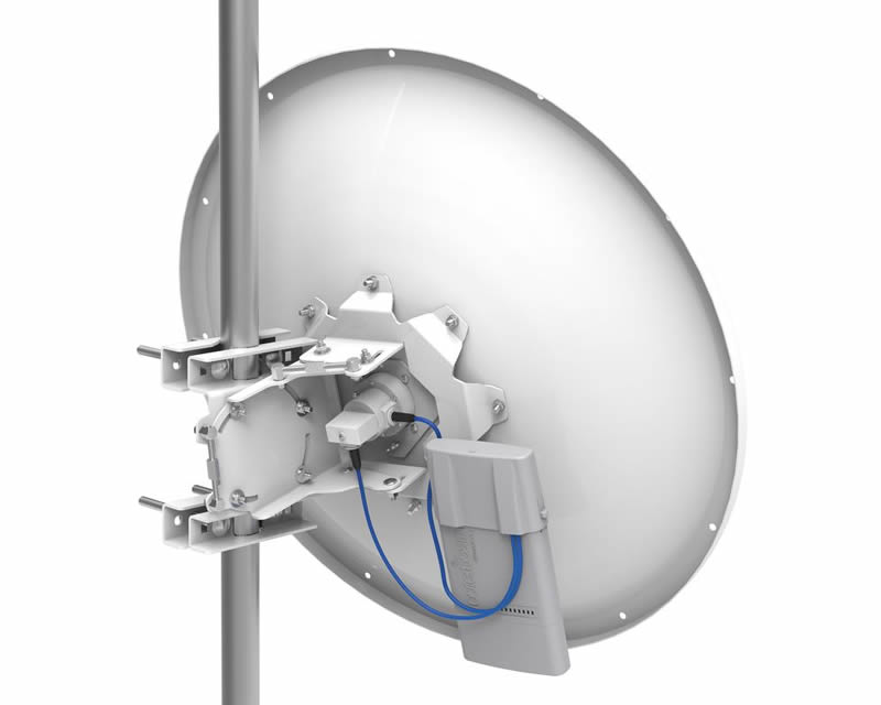 MTAD-5G-30D3-PA: 30 dBi dish antenna with precision alignment mount